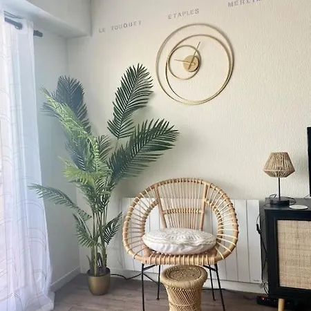 Entre Et Dunes Avec Balcon Vue Laterale 50m Pour 3 Pers Wifi Ménage Compris Fort-Mahon-Plage